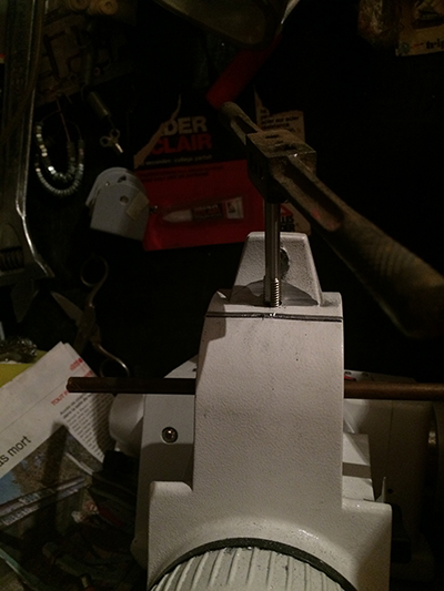 4-Perçage/fraisage sur la monture