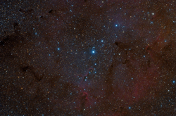 La nébuleuse de la trompe. 25x300sec dark flat offset